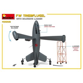 Mini Art 40005 Fw Triebflugel w/ boarding Ladder