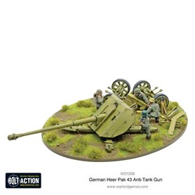 Bolt Action German Heer Pak 43 anti-tank gun