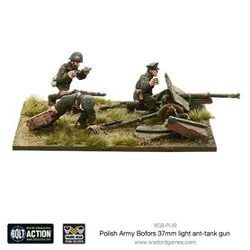 Bolt Action Polish Army Bofors 37mm Anti-Tank Gun