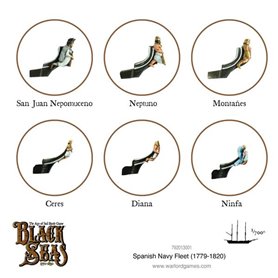 Black Seas Spanish Navy Fleet (1770 - 1830)