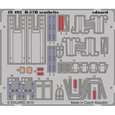 Eduard 1:48 Seatbelts for B-57B - Airfix