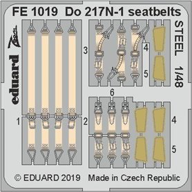 Eduard Do 217N-1 seatbelts STEEL 1/48 dla ICM