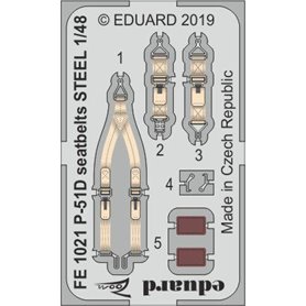 Eduard P-51D seatbelts STEEL 1/48 dla EDUARD