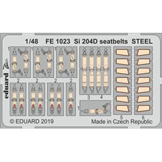 Eduard ZOOM 1:48 Pasy bezpieczeństwa STEEL do Siebel Si-204D dla Special Hobby