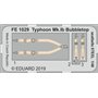 Eduard Typhoon Mk.Ib Bubbletop seatbelts STEEL 1/48 dla HASEGAWA / ITALERI