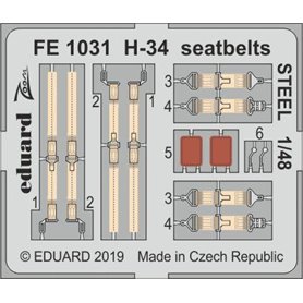 Eduard H-34 seatbelts STEEL 1/48 dla GALLERY MODELS