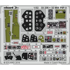 Eduard ZOOM 1:32 Grumman F6F-3 Hellcat - Trumpeter 