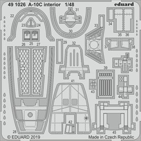 Eduard A-10C interior 1/48 dla ITALERI