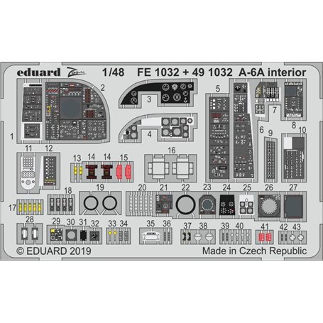 Eduard A-6A interior 1/48 dla HOBBY BOSS