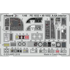 Eduard ZOOM 1:48 Elementy wnętrza do A-6A dla Hobby Boss