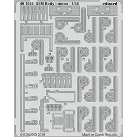 Eduard G4M Betty interior 1/48 dla TAMIYA