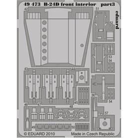Eduard B-24D front interior 1/48 dla REVELL/MONOGRAM