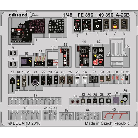 Eduard A-26B interior 1/48 dla REVELL