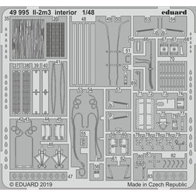 Eduard Il-2m3 interior 1/48 dla TAMIYA