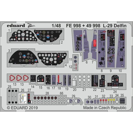 Eduard L-29 Delfin interior 1/48 dla AMK