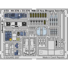Eduard ZOOM 1:72 Interior elements for MH-53 - Italeri