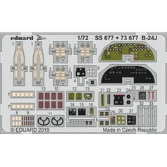 Eduard ZOOM 1:72 Interior elements for Consolidated B-24J - Hasegawa