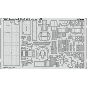 Eduard Lancaster B Mk.I/B Mk.III interior 1/72 dla AIRFIX