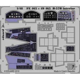 Eduard ZOOM 1:48 Elementy wnętrza do B-57B dla Airfix