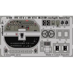 Eduard ZOOM 1:48 Cockpit interior elements for Consolidated B-24D - Revell / Monogram