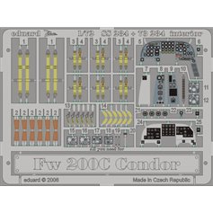 Eduard ZOOM 1:72 Elementy wnętrza do Focke Wulf Fw-200C Condor dla Revell