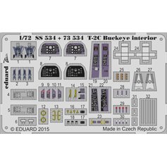 Eduard ZOOM 1:72 Interior elements for T-2C Buckeye - Wolfpack