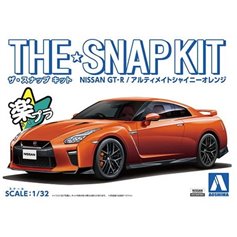 Aoshima 1:32 Nissan GT-R - ORANGE - SNAPKIT