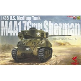 Asuka 35-047 U.S. Medium Tank M4A1 76mm Sherman
