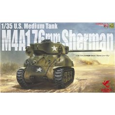 Asuka 1:35 M4A1 76mm Sherman - US MEDIUM TANK