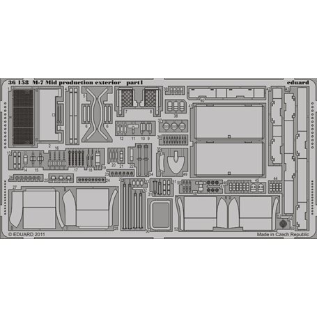 Eduard M-7 Mid production exterior 1/35 dla DRAGON