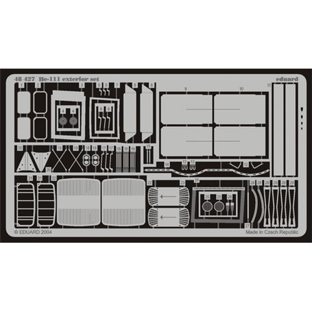 Eduard He 111 exterior 1/48 dla REVELL/MONOGRAM