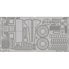 Eduard 1:48 Exterior elements for S-3 - Italeri