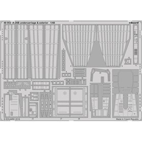 Eduard A-26B undercarriage & exterior 1/48 dla REVELL