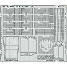 Eduard Do 217N-1 exterior 1/48 dla ICM