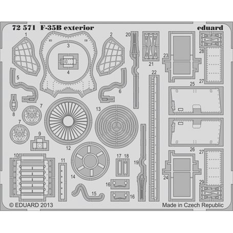 Eduard F-35B exterior 1/72 dla FUJIMI