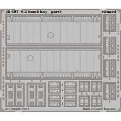 Eduard 1:48 Przedział bombowy do S-3 dla Italeri