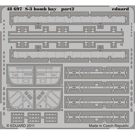 Eduard S-3 bomb bay 1/48 dla ITALERI