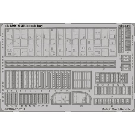 Eduard S-2E bomb bay 1/48 dla KINETIC