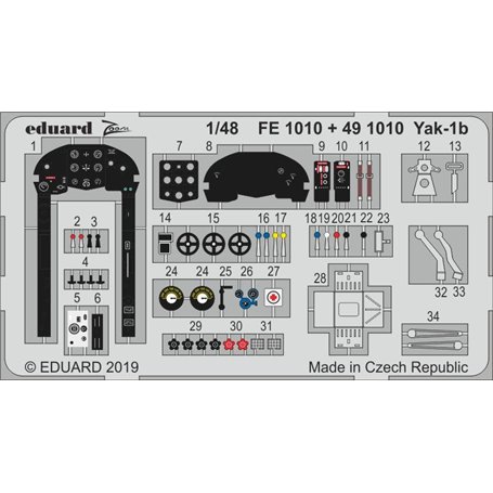 Eduard Yak-1b 1/48 dla ZVEZDA