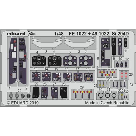 Eduard Si 204D 1/48 dla SPECIAL HOBBY