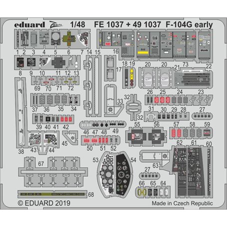 Eduard F-104G early 1/48 dla KINETIC