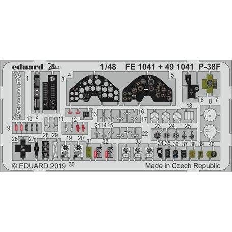 Eduard P-38F 1/48 dla TAMIYA
