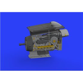 Eduard Bf 109G-10 engine 1/48 dla EDUARD