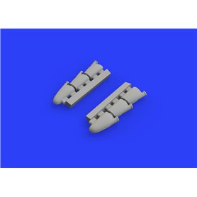 Eduard Spitfire Mk.I exhaust stacks 1/48 dla TAMIYA