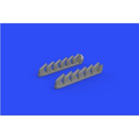 Eduard P-51D exhaust stacks 1/48 dla EDUARD