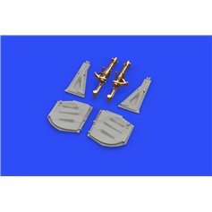 Eduard 1:48 Undercarriage legs BRONZE for North American P-51D - Eduard 