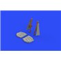 Eduard P-51D undercarriage legs BRONZE 1/48 dla EDUARD