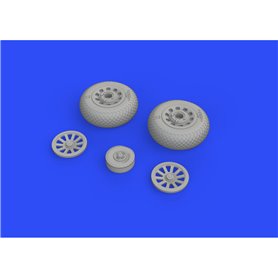Eduard P-51D wheels cross tread 1/48 dla EDUARD