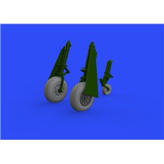 Eduard 1:48 BLOCK TREAD wheels for North American P-51D - Eduard 