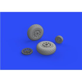Eduard P-51D wheels block tread 1/48 dla EDUARD